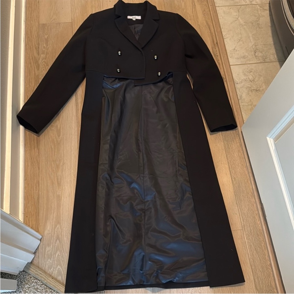Elegant Black Trench Coat